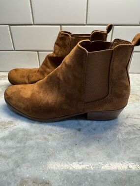 Dunes Jagger Chelsea Boots Cognac Size 10M